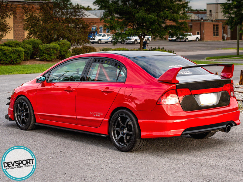 Top1  Billetworkz Civic Window Vents for FA5 8thgen Sedan Rear Visors