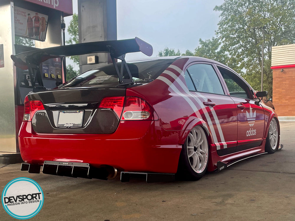 Top1 Top1motors StreetAero AeroFlow FA5 8thgen Civic Sedan Si Rear Diffuser