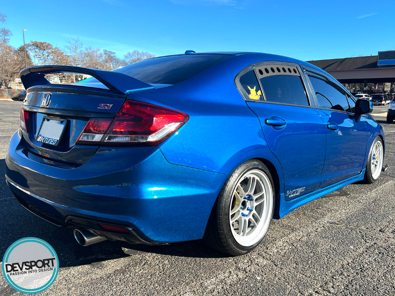 Top1  Billetworkz Civic Window Vents for FB6 9thGen Sedan Rear Visors