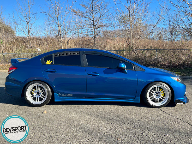 Top1  Billetworkz Civic Window Vents for FB6 9thGen Sedan Rear Visors