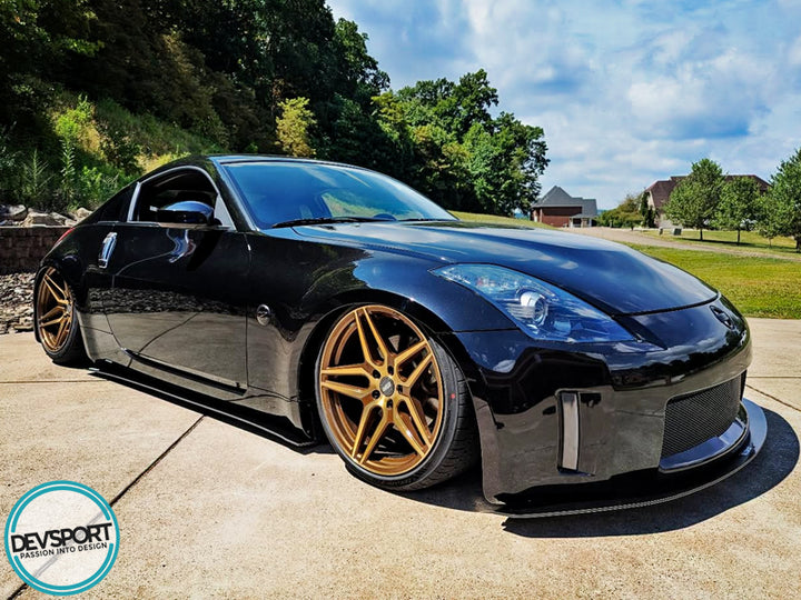 DevSport 2003-2008 Nissan 350z / G35 Side Skirt Splitters - Z33