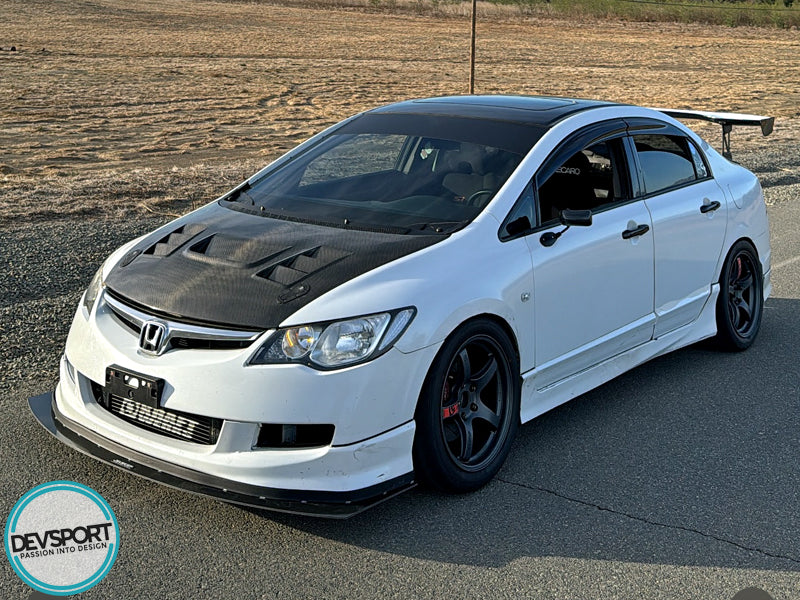 DevSport 2006-2011 Honda Civic Front Splitter - Chassis Mounted