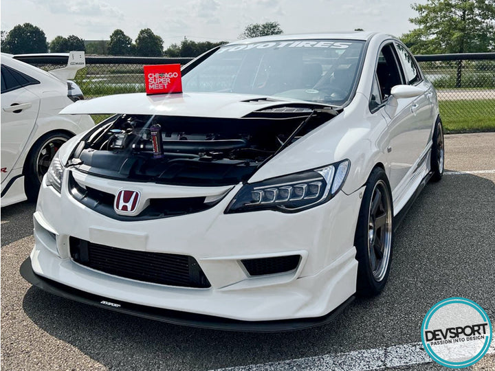 DevSport 2006-2011 Honda Civic Front Splitter - FG2 FA5 Bumper Lip