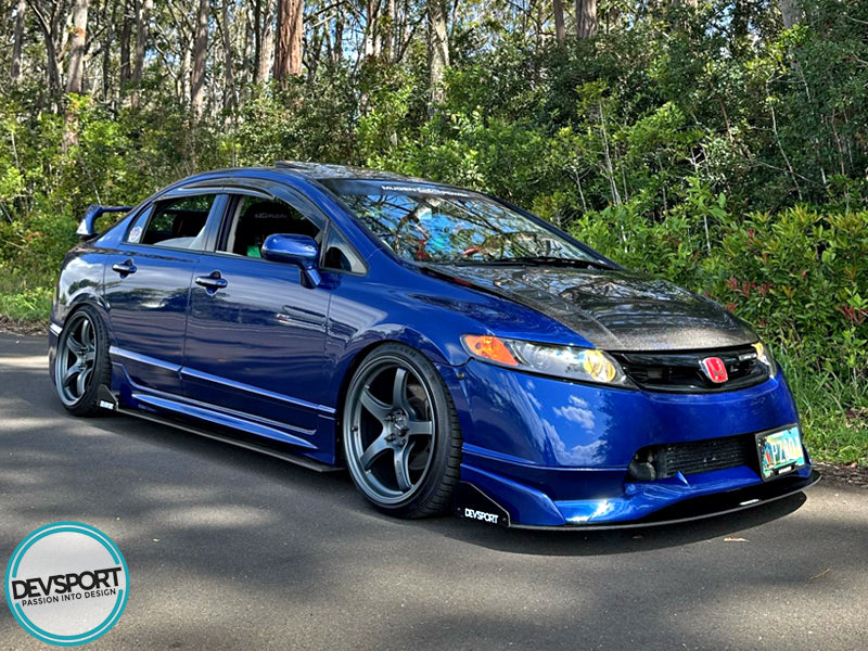 DevSport 2006-2011 Honda Civic Side Skirt Splitters - Sedan FA5