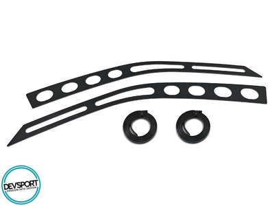 Top1  Billetworkz Civic Window Vents for EK EJ EM1 Coupe and Hatchback Front Visors