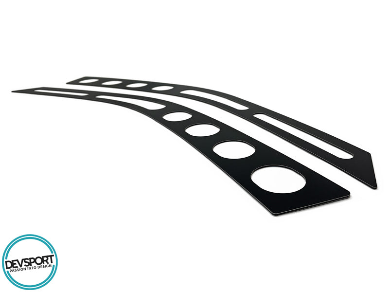 Top1  Billetworkz Civic Window Vents for EK EJ EM1 Coupe and Hatchback Front Visors