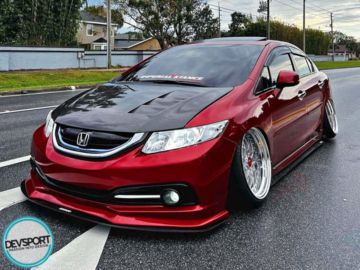 DevSport 2012-2015 Honda Civic Side Skirt Splitters - Sedan FB6