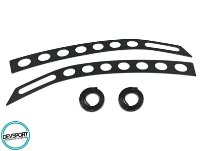 Top1  Billetworkz BRZ FR-S GT86 Window Vents for Subaru BRZ, Scion FRS, and Toyota 86 Front Visors