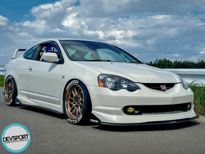 DevSport 2002-2006 Acura RSX Side Skirt Splitters - DC5 Side