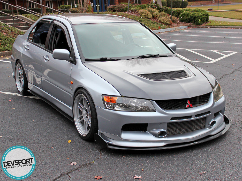 AeroFlow Top1 Evolution EVO 8 VIII 9 IX CT9A Front Splitter