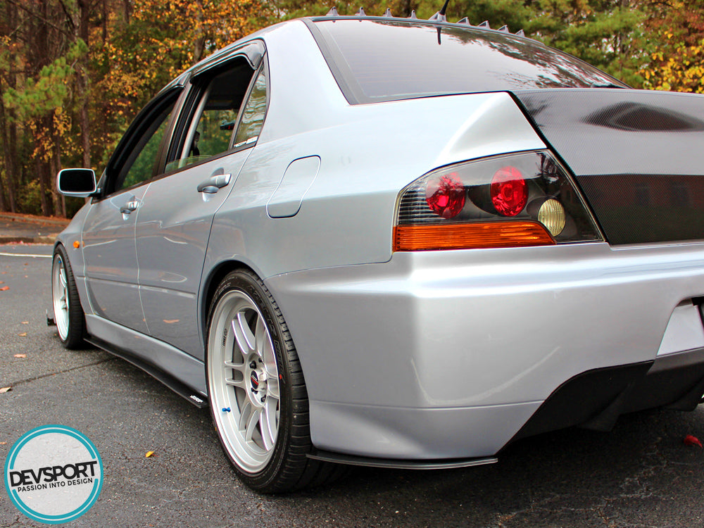 DevSport Mitsubishi Evolution VIII / IX Rear Spats - Bumper Valance