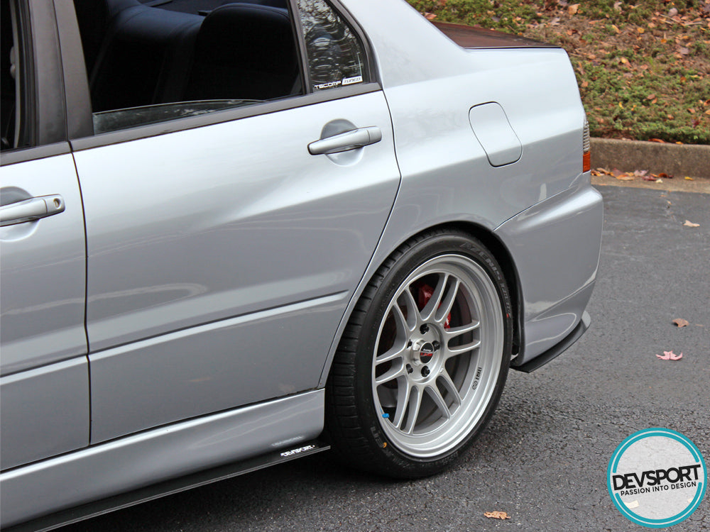 DevSport Mitsubishi Evolution VIII / IX Rear Spats - Bumper Valance
