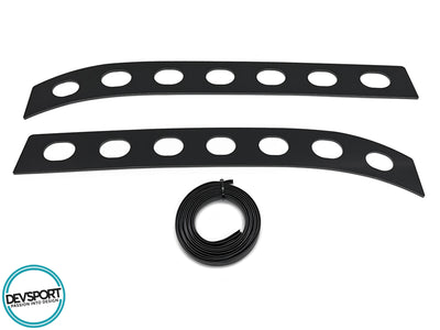 Top1  Billetworkz EVO Window Vents for Evolution 8 or 9 Rear Visors