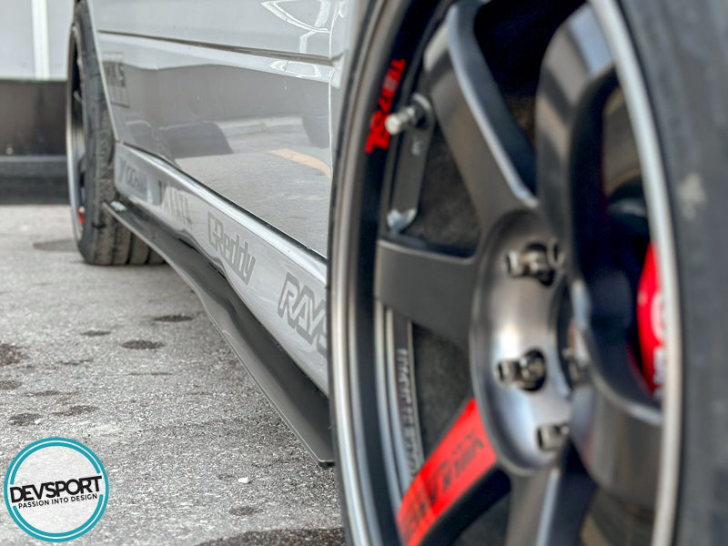 DevSport 03-06 Mitsubishi Evolution VIII / IX Side Skirt Splitters
