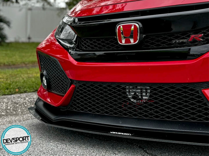 DevSport 2017-2021 Honda Civic Type-R Front Splitter - FK8 Bumper Lip