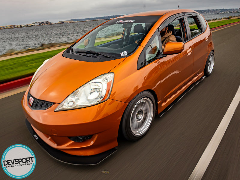 Aeroflow Top1 Honda Fit side splitters GD3 GE8 extensions