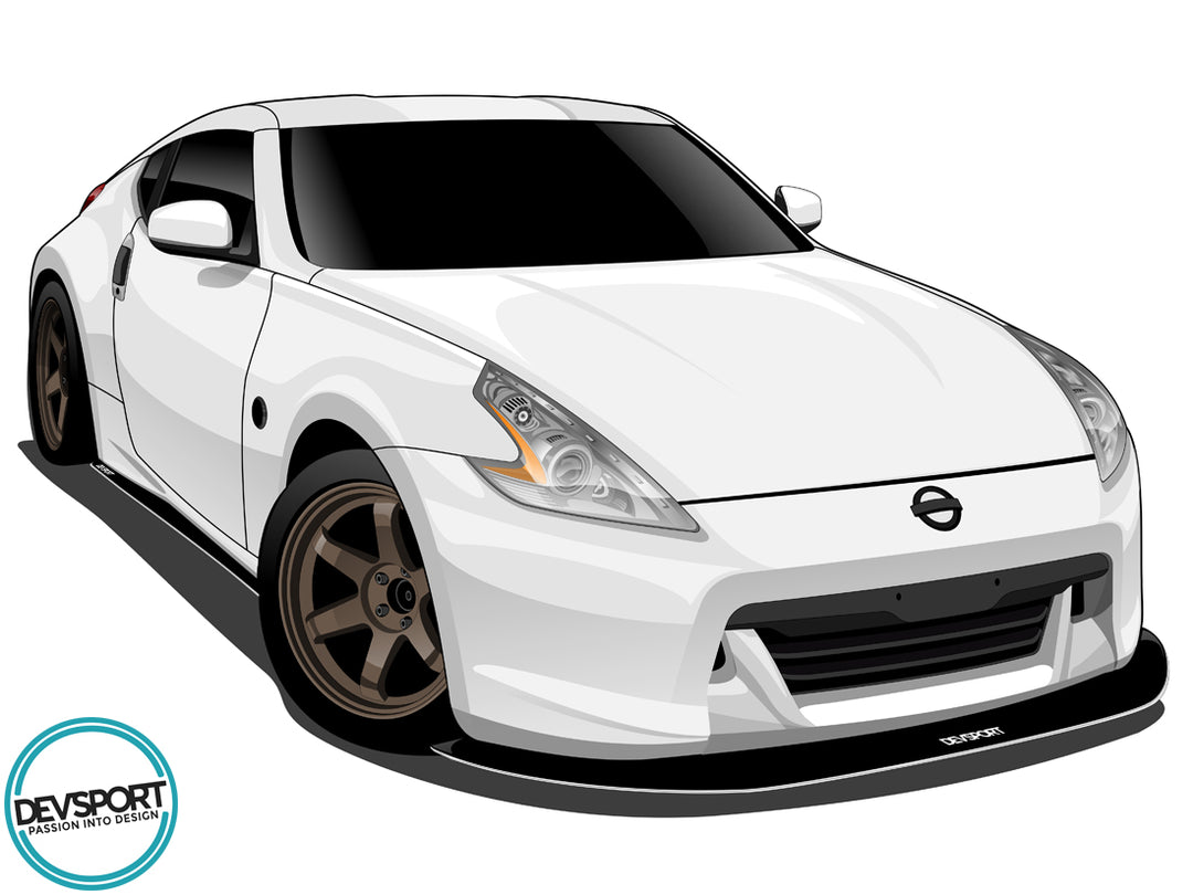 DevSport Side Skirt Splitters (2009-2020 Nissan 370z)- Z34 Side