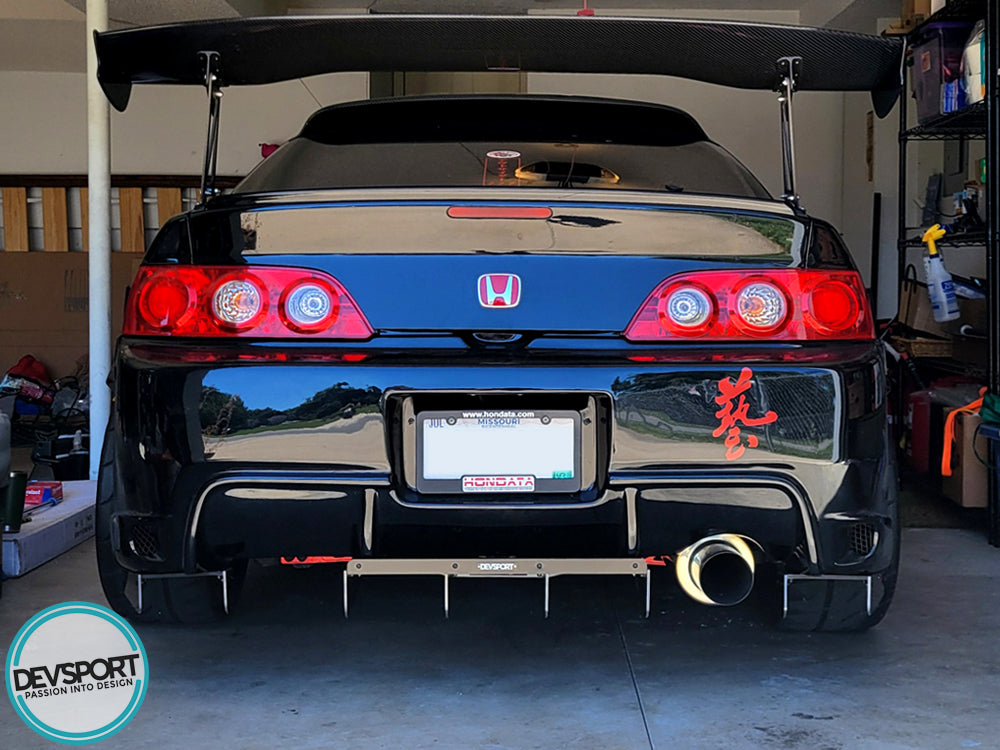 Top1 Diffuser DevSport 2002-2006 Acura RSX DC5 Rear Diffuser - DC5