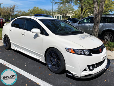 AeroFlow Top1 8th Gen Civic FG2 FA5 FG FA Coupe Sedan Front Splitter