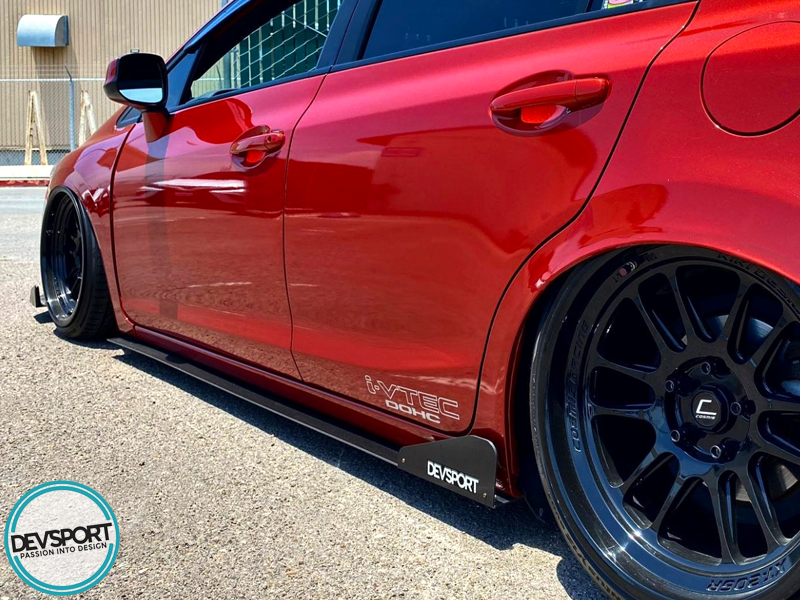 DevSport 2012-2015 Honda Civic Side Skirt Splitters - Sedan FB6