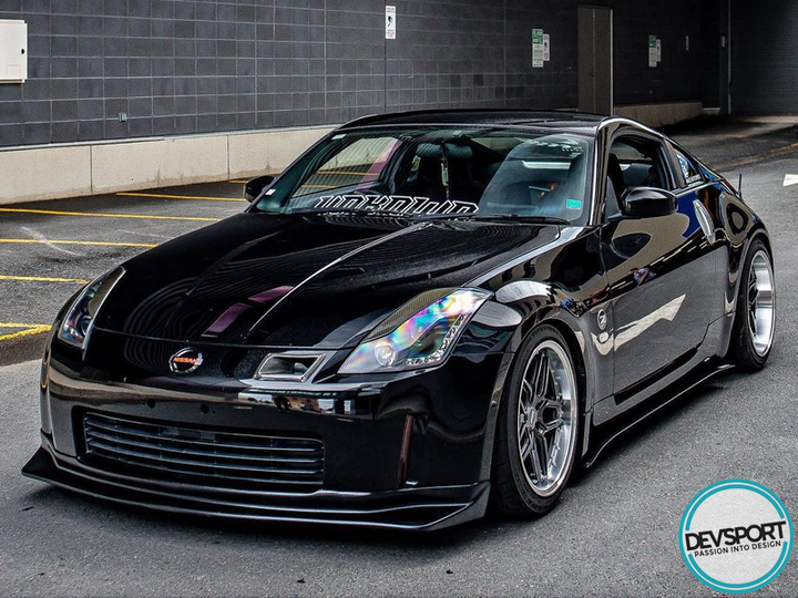 みきもと DevSport 2003-2008 Nissan 350z / G35 Side Skirt Splitters - Z33