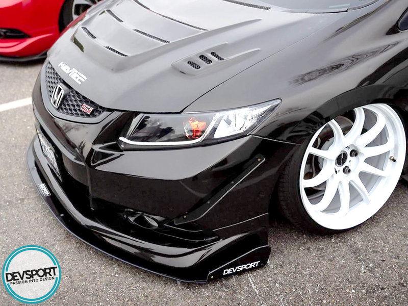 DevSport 2012-2015 Honda Civic Canards - FG4 FB6 9thGen