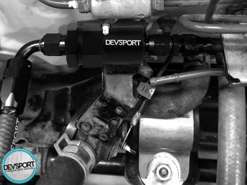 DevSport B/D-Series Tucked Fuel Feed Line - V1 1992-2000 Honda Civic