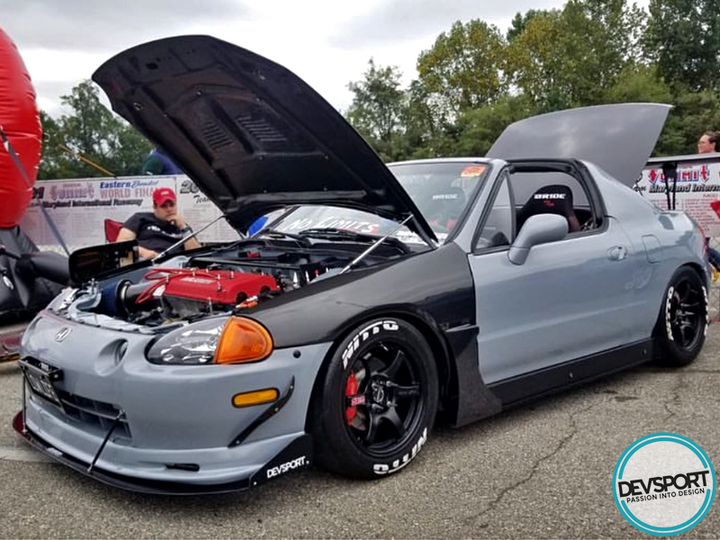 DevSport 1992-1995 Honda Civic Front Splitter - EG Bumper Lip