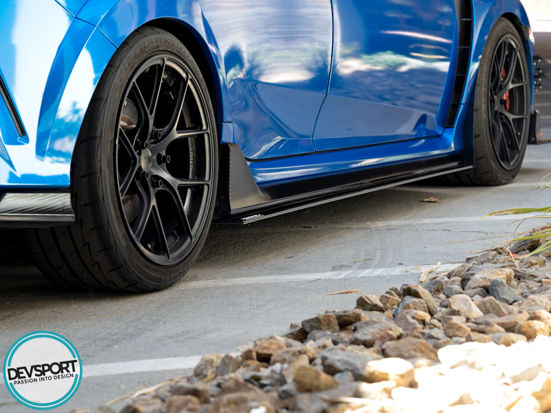 DevSport 2017-2021 Honda Civic Type-R Side Skirt Splitters - FK8