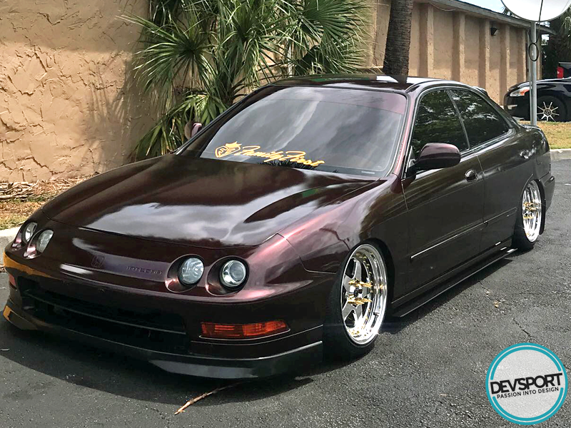 DevSport 1994-2001 Acura Integra Side Skirt Splitters - Sedan DB8