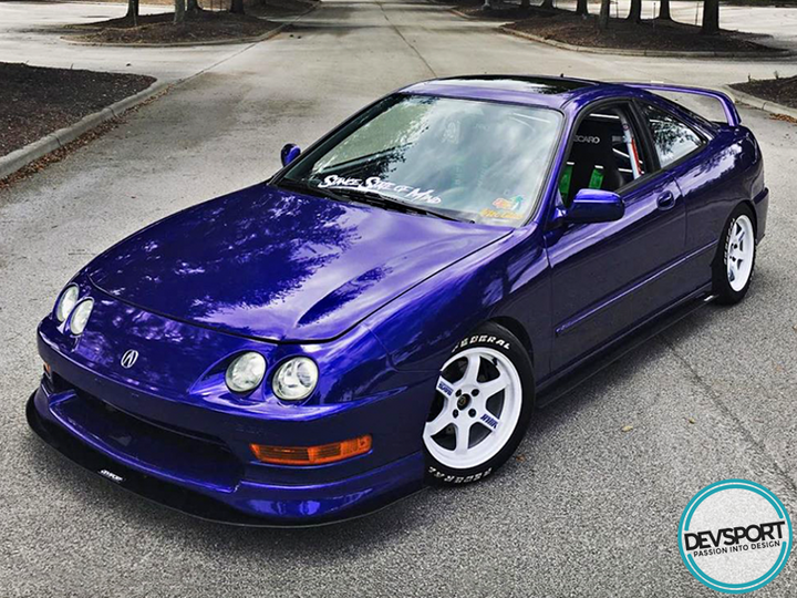 DevSport 1994-2001 Acura Integra Side Skirt Splitters - 2Dr DC2