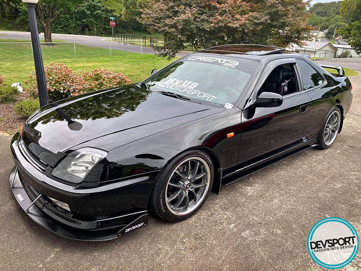 希少レディース プレリュード Prelude ヘリンボーンPt IN Ge DevSport 1997-2001 Honda Prelude Side Skirt Splitters - BB6 Side
