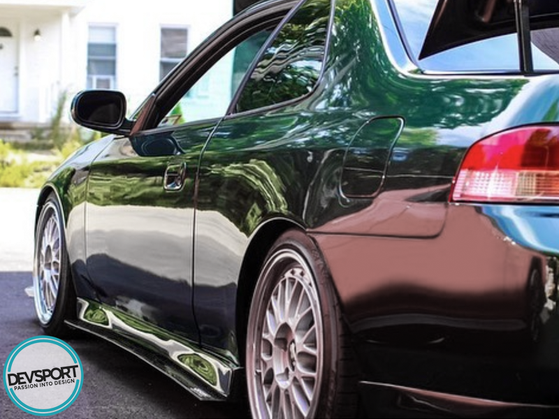 DevSport 1997-2001 Honda Prelude Side Skirt Splitters - BB6 Side