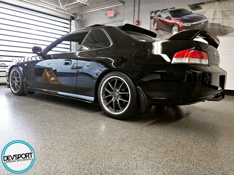 DevSport 1997-2001 Honda Prelude Side Skirt Splitters - BB6 Side