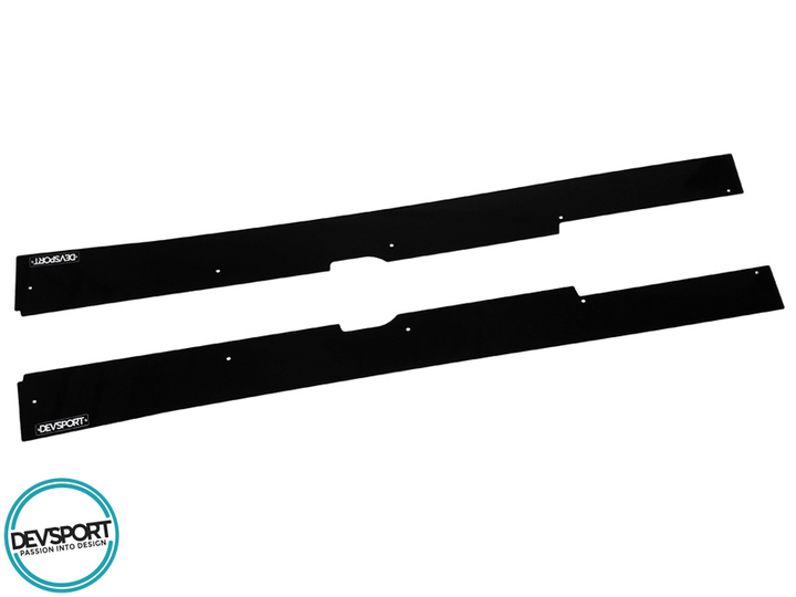 DevSport 1997-2001 Honda Prelude Side Skirt Splitters - BB6 Side