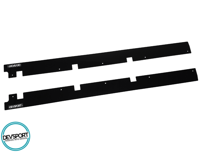 S2000 右側スカッフプレート DevSport 2000-2009 Honda S2000 Side Skirt Splitters - AP1 AP2 Side