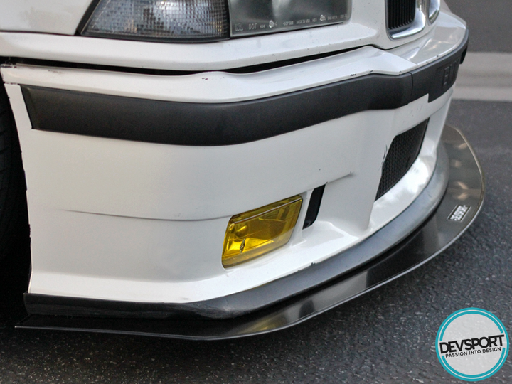  E36 M3 スカッフプレート　左右セット DevSport 1994-1999 BMW M3 E36 Front Splitter - Bumper Lip